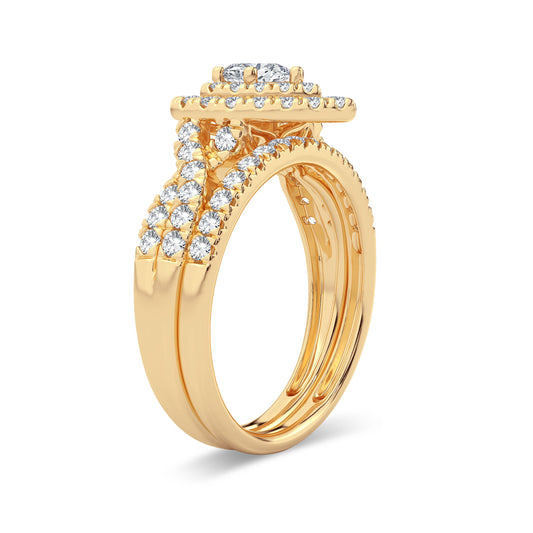 14K 1.00CT Diamond BRIDAL RING