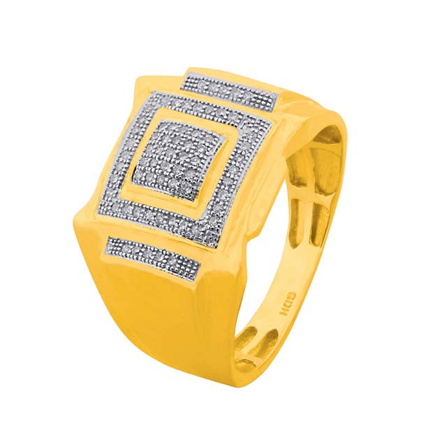 10K 0.20CT D-RING MEN RDS MP