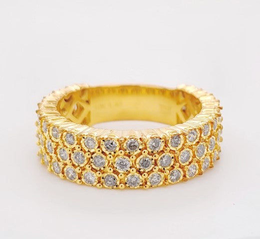 10K 1.44CT D-RING MEN RDS FANUC DARK