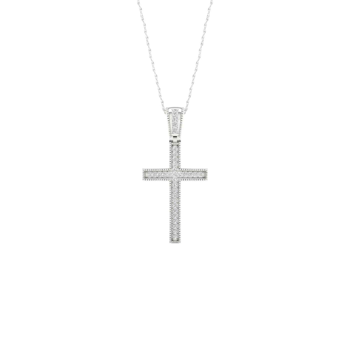 10K 0.10CT Diamond Pendant