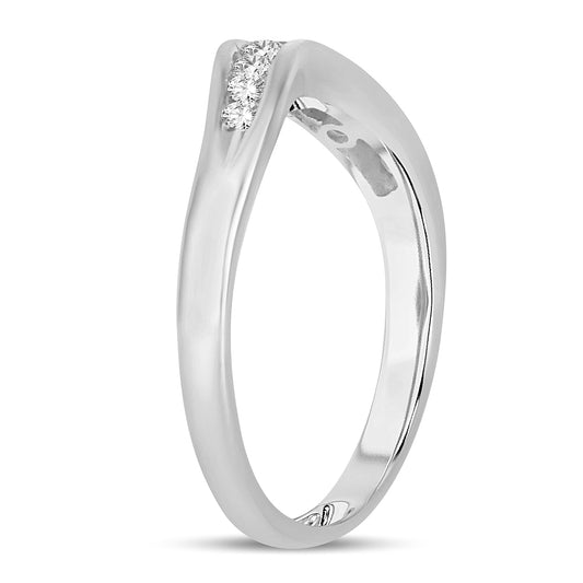 14K 0.33CT Diamond Enhancer Band
