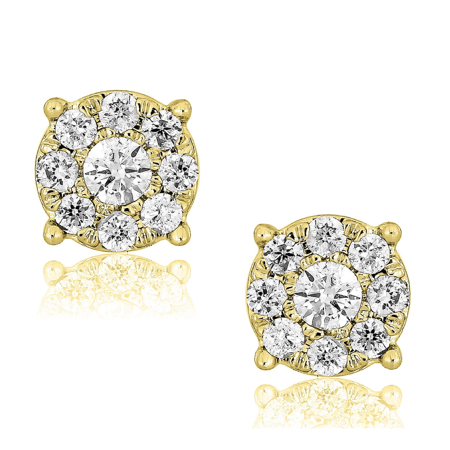 14K 0.50ct Diamond Earring