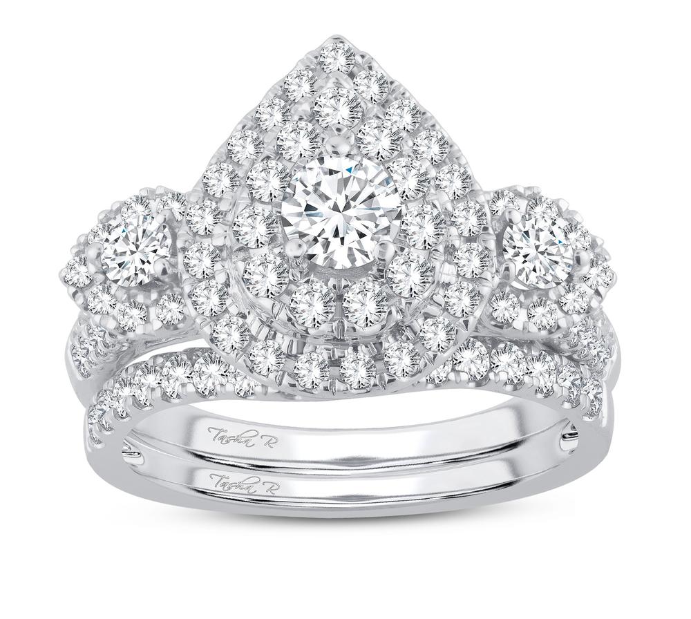 14K 1.54CT DIAMOND BRIDAL RING