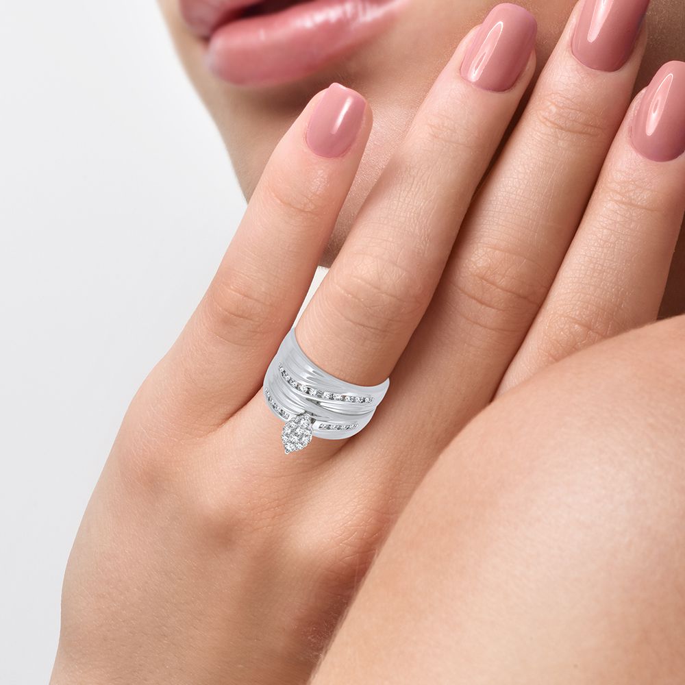 14K 1.13CT DIAMOND TRIO SET