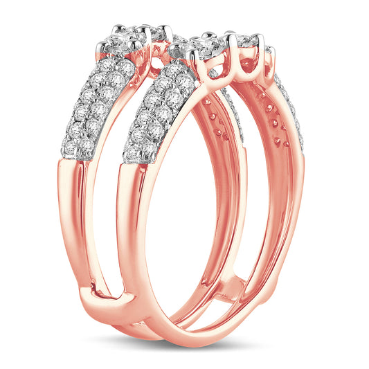 14K 1.00CT Diamond RING GUARD