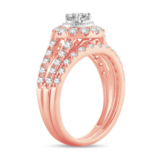 14K 1.00CT Diamond BRIDAL RING