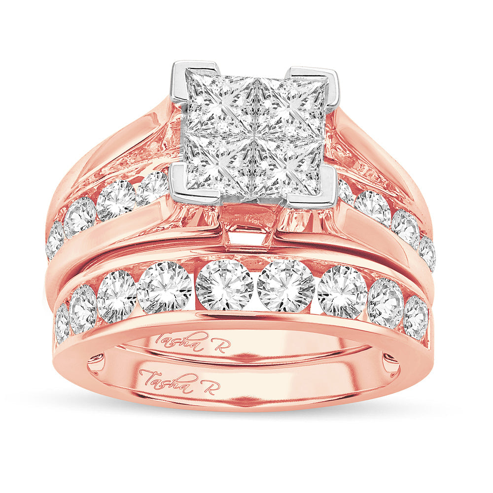 14K 3.00CT Diamond BRIDAL RING