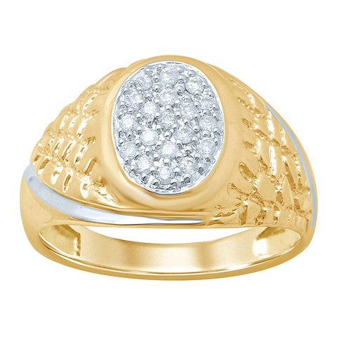 10K 0.23-0.26CT D-RING MEN RDS