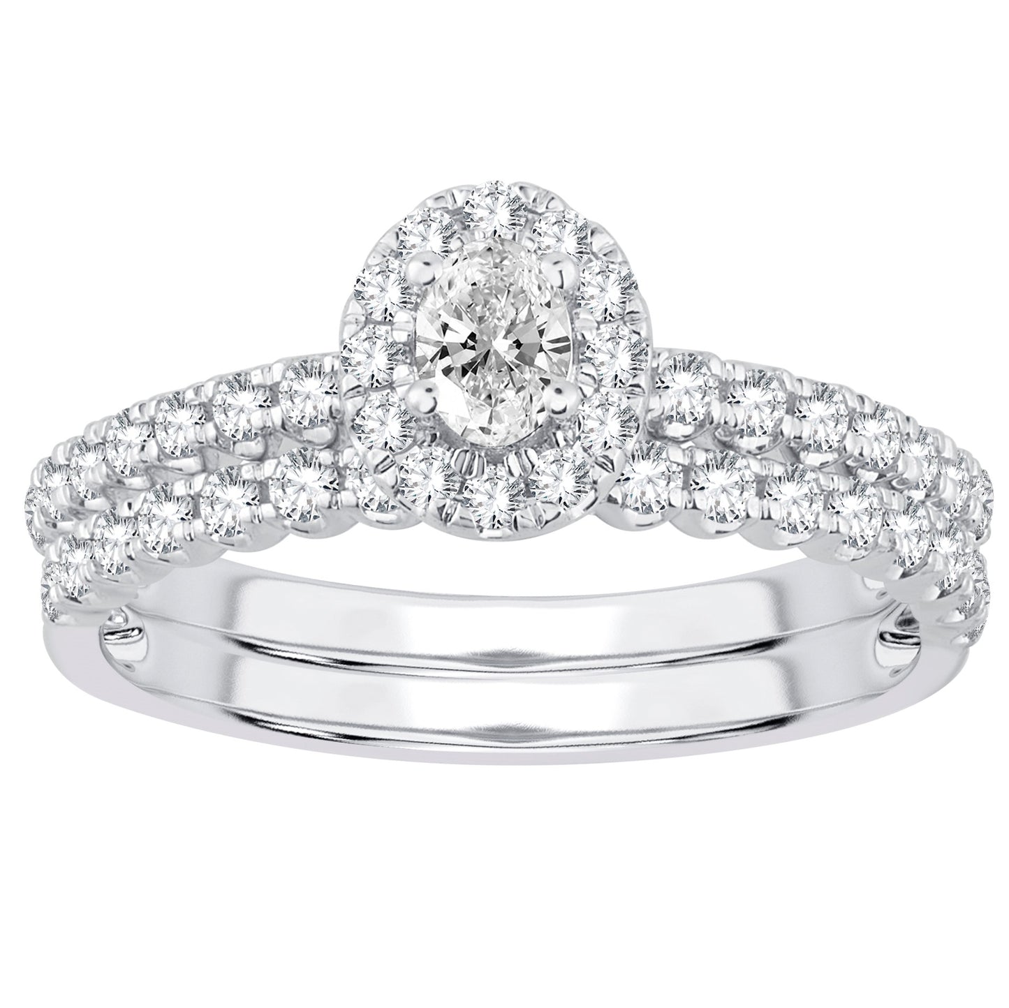14K 0.73CT Diamond Bridal Ring