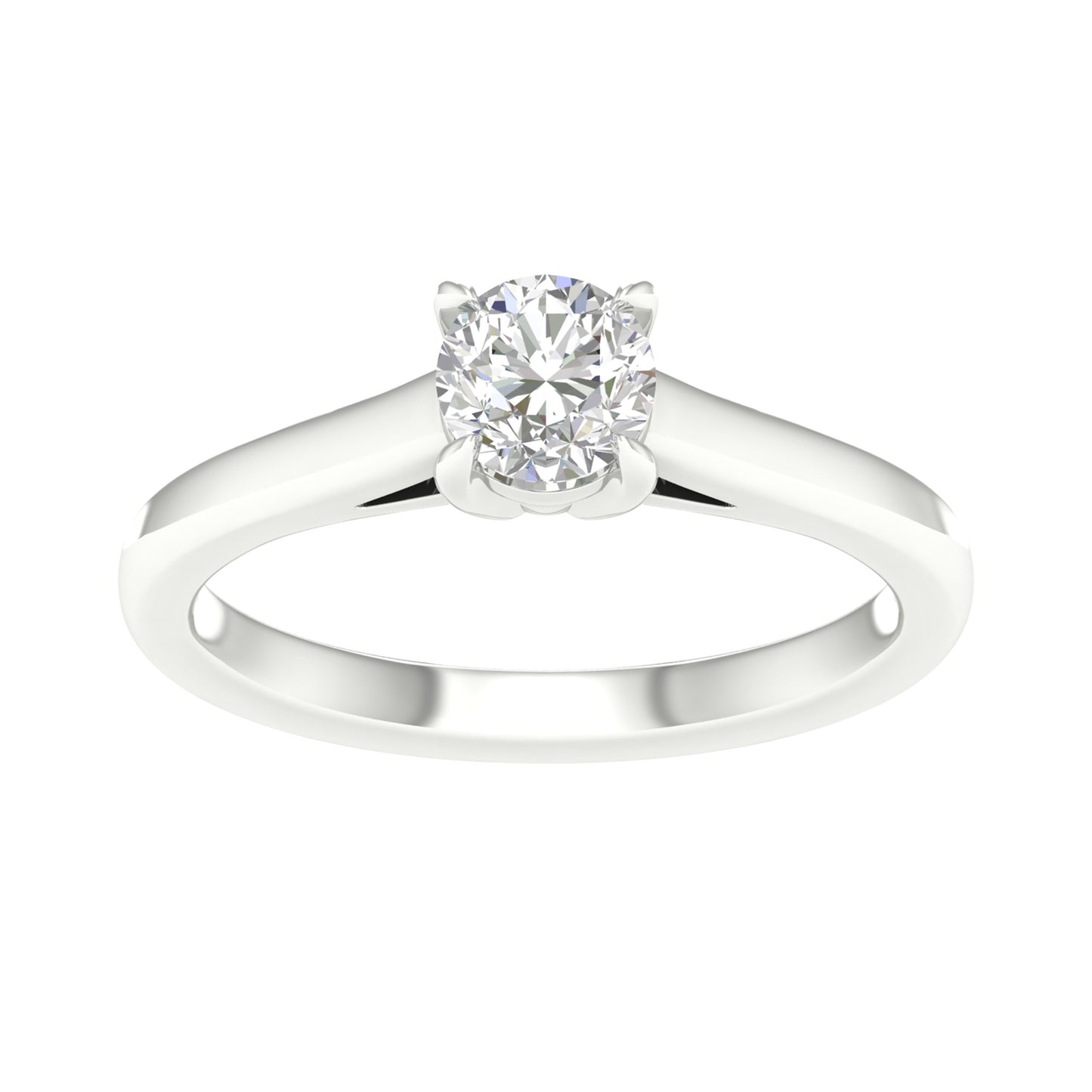 14K 0.75ct Certified Lab Grown Diamond Ring ( IGI Certified )