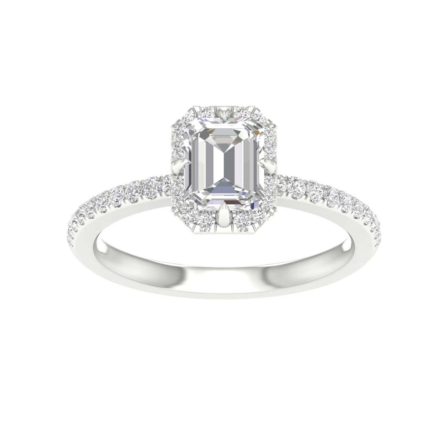 14K 1.25CT Certified Lab Grown Diamond Ring ( IGI Certified )