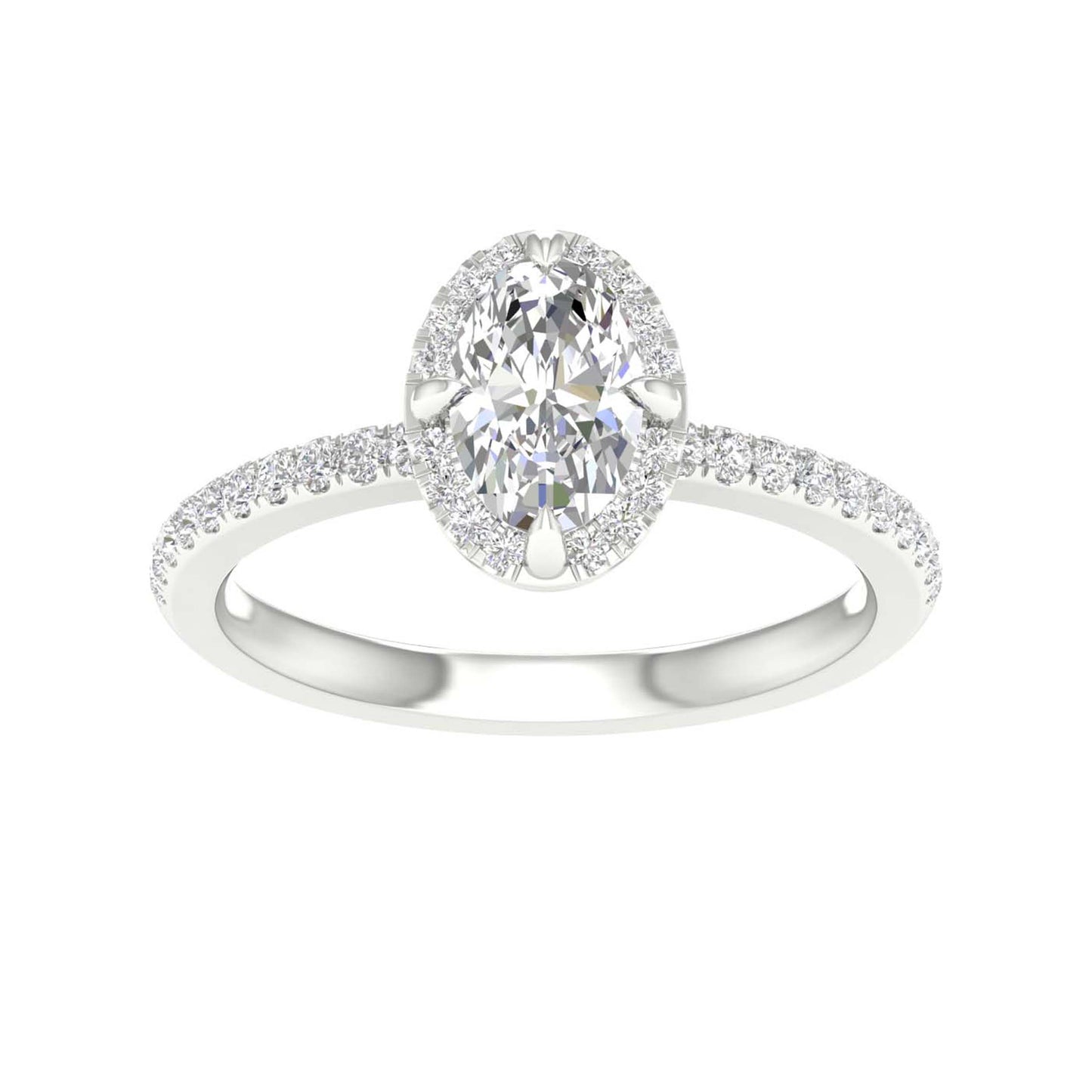 14K 1.25CT Certified Lab Grown Diamond Ring ( IGI Certified )