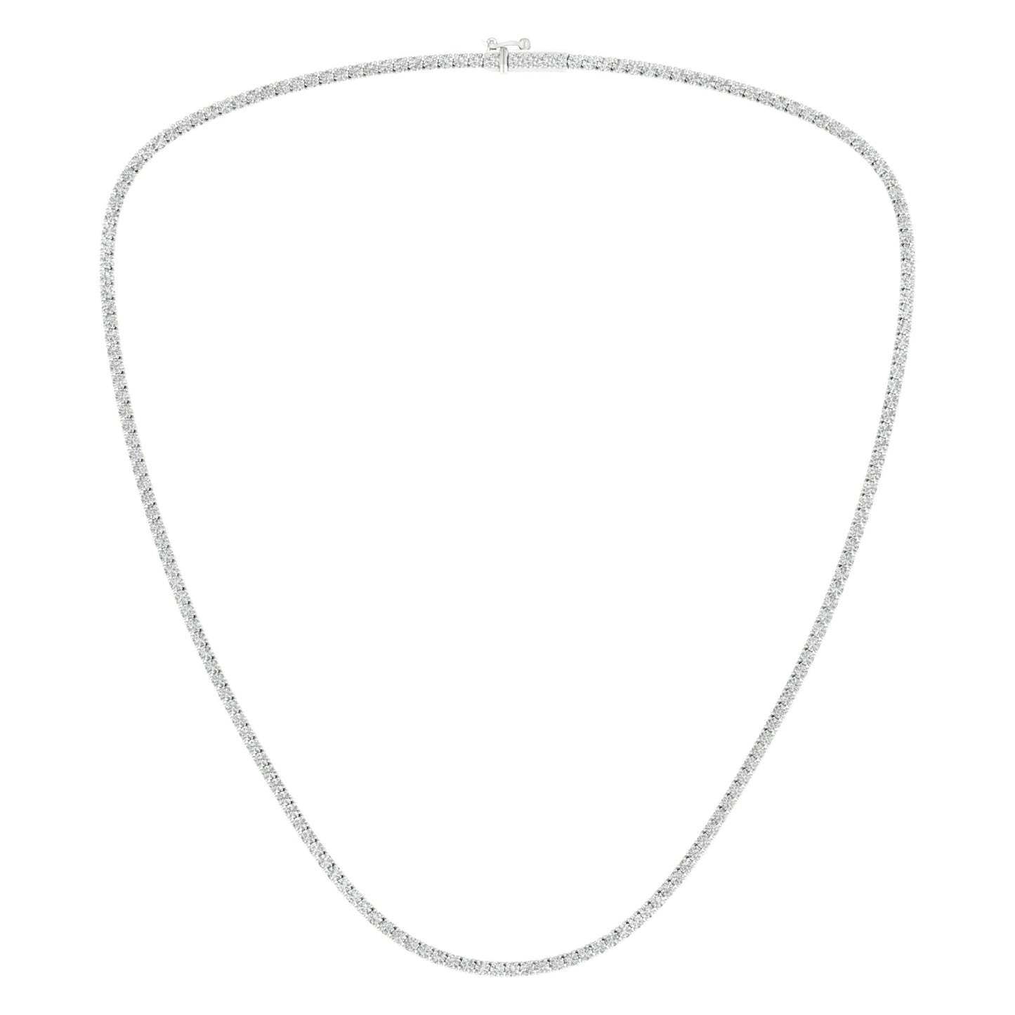 14K 5.00CT Certified Lab Grown Diamond Necklace ( IGI Certified )