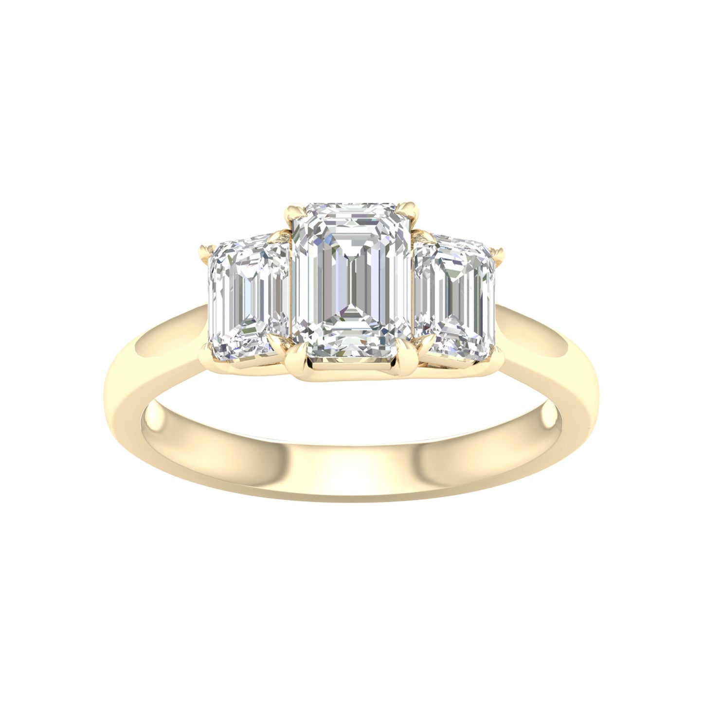 14K 2.00CT Certified Lab Grown Diamond Ring ( IGI Certified )