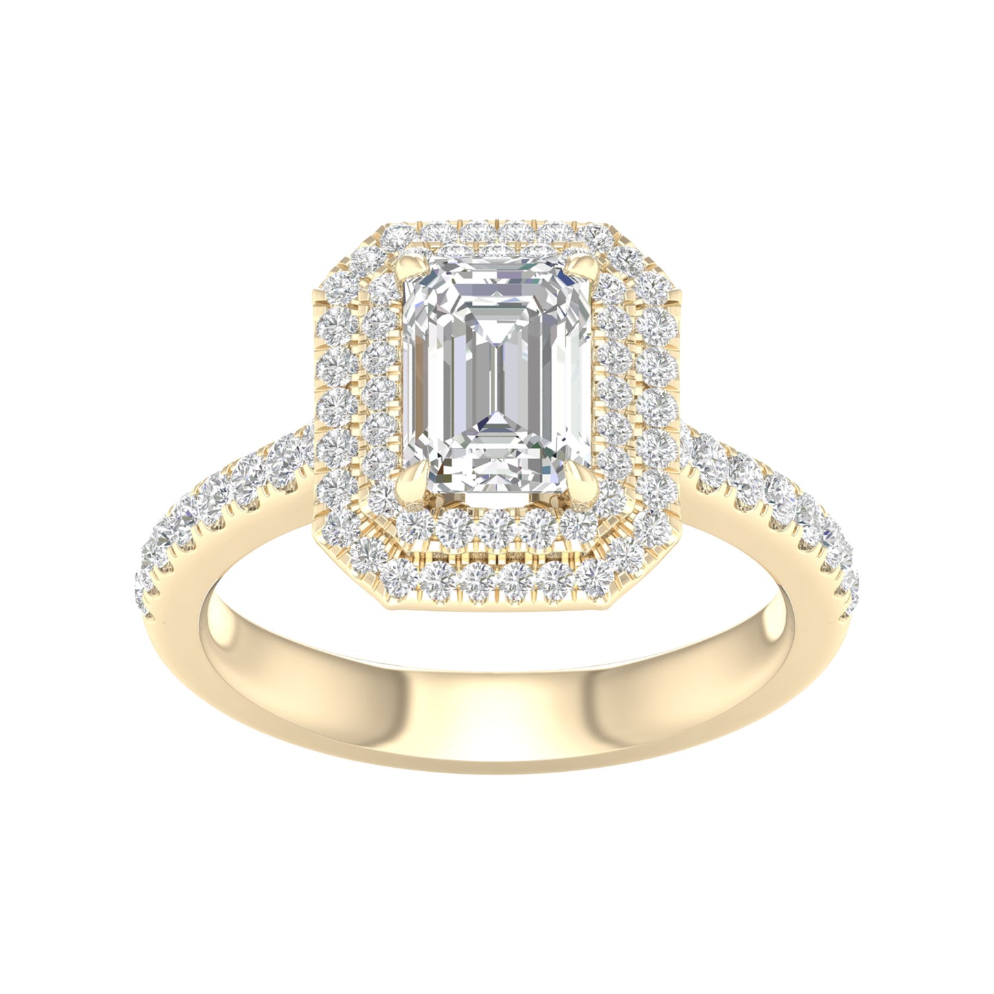 14K 2.00CT Certified Lab Grown Diamond Ring ( IGI Certified )