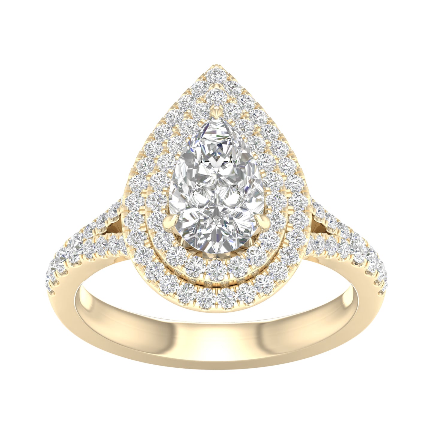 14K 2.00CT Certified Lab Grown Diamond Ring ( IGI Certified )