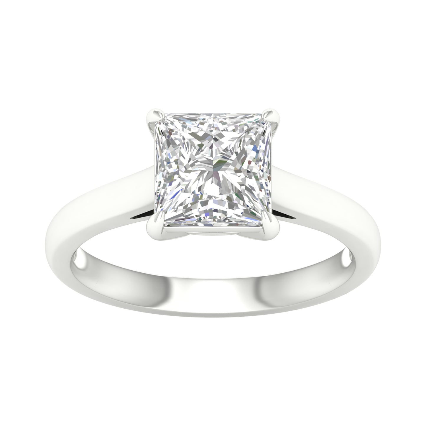 14K 4.00CT Certified Lab Grown Diamond Ring ( IGI Certified )