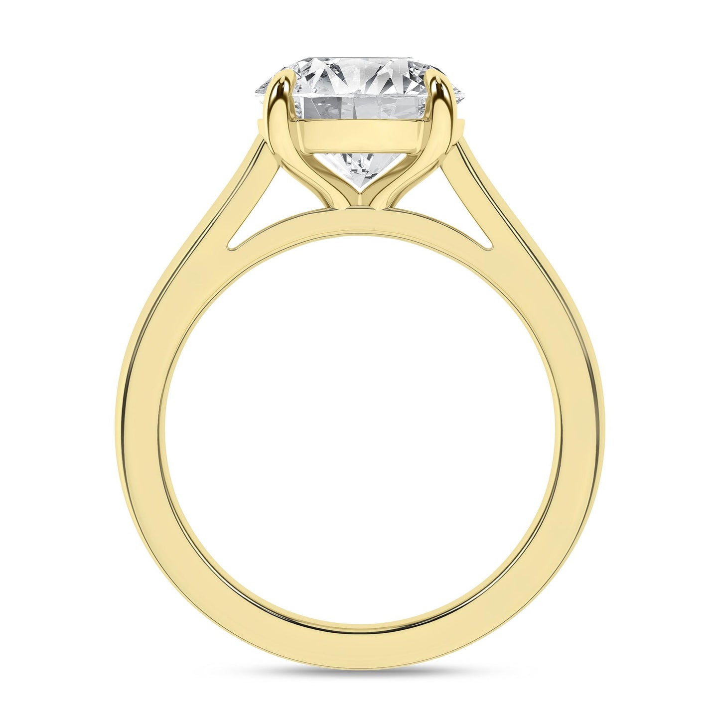 10K 1.00CT Certified Lab Grown Diamond Ring