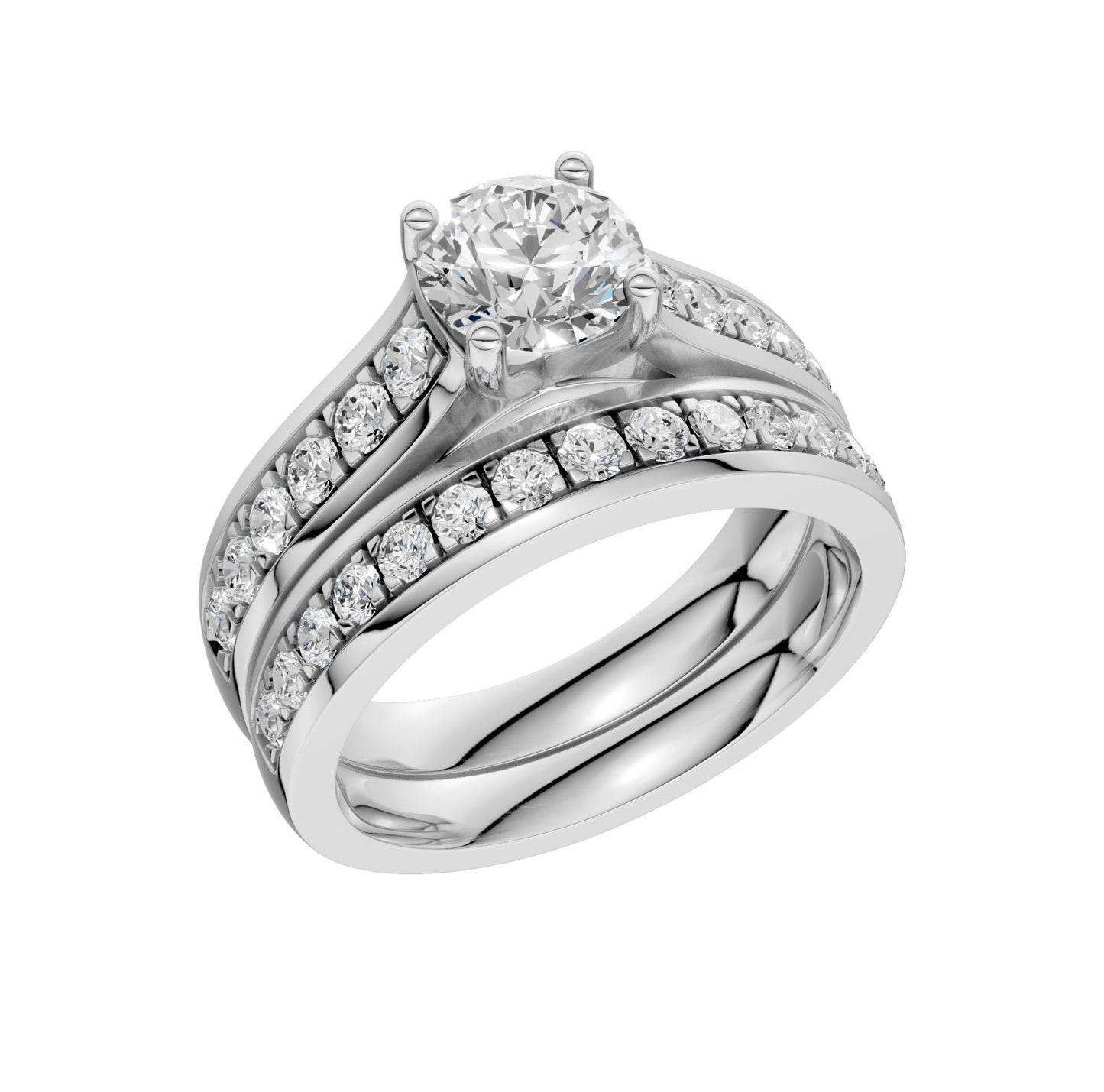 14K 1.75CT Lab Grown Diamond Bridal