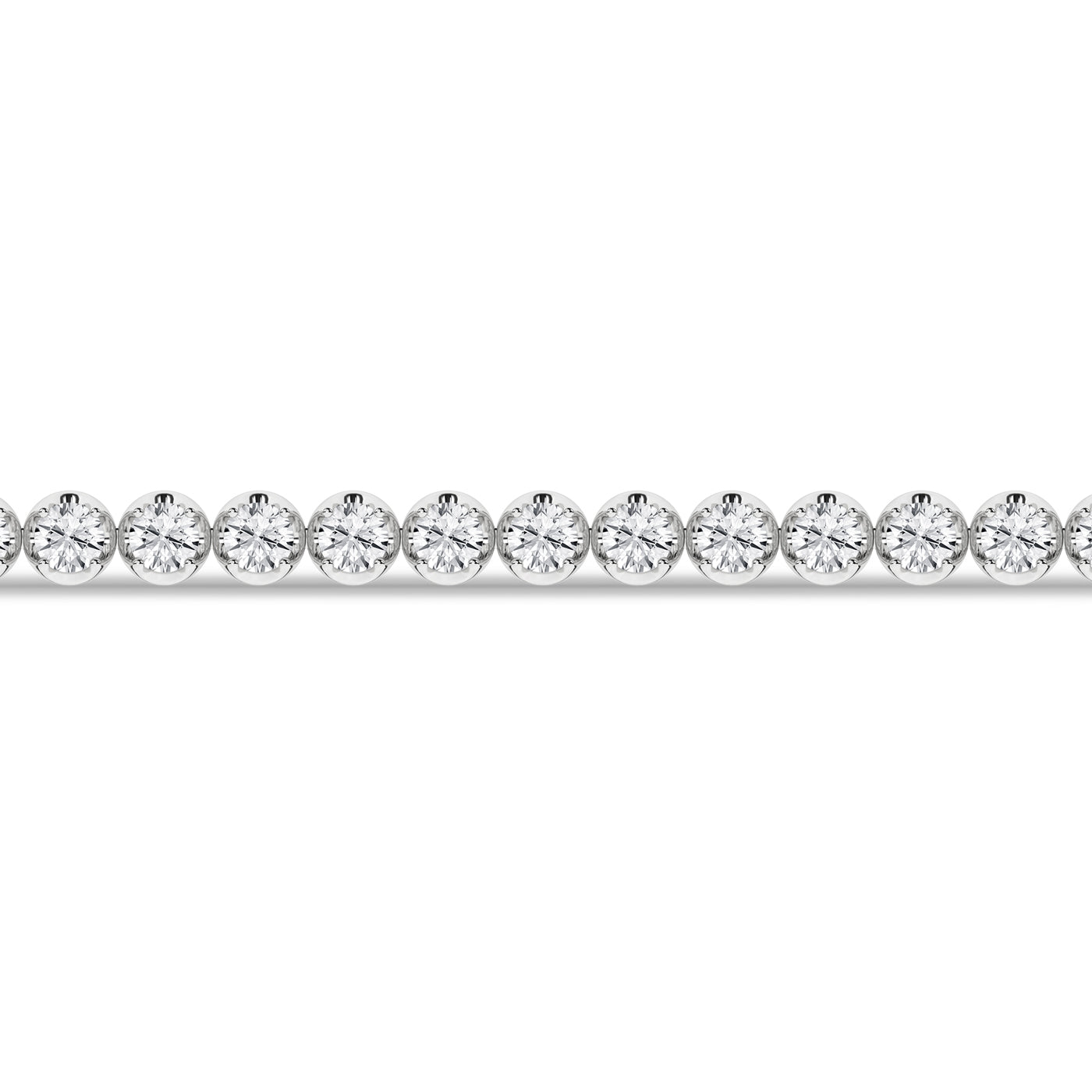 14K 7.00ct Lab Grown Diamond Bracelet