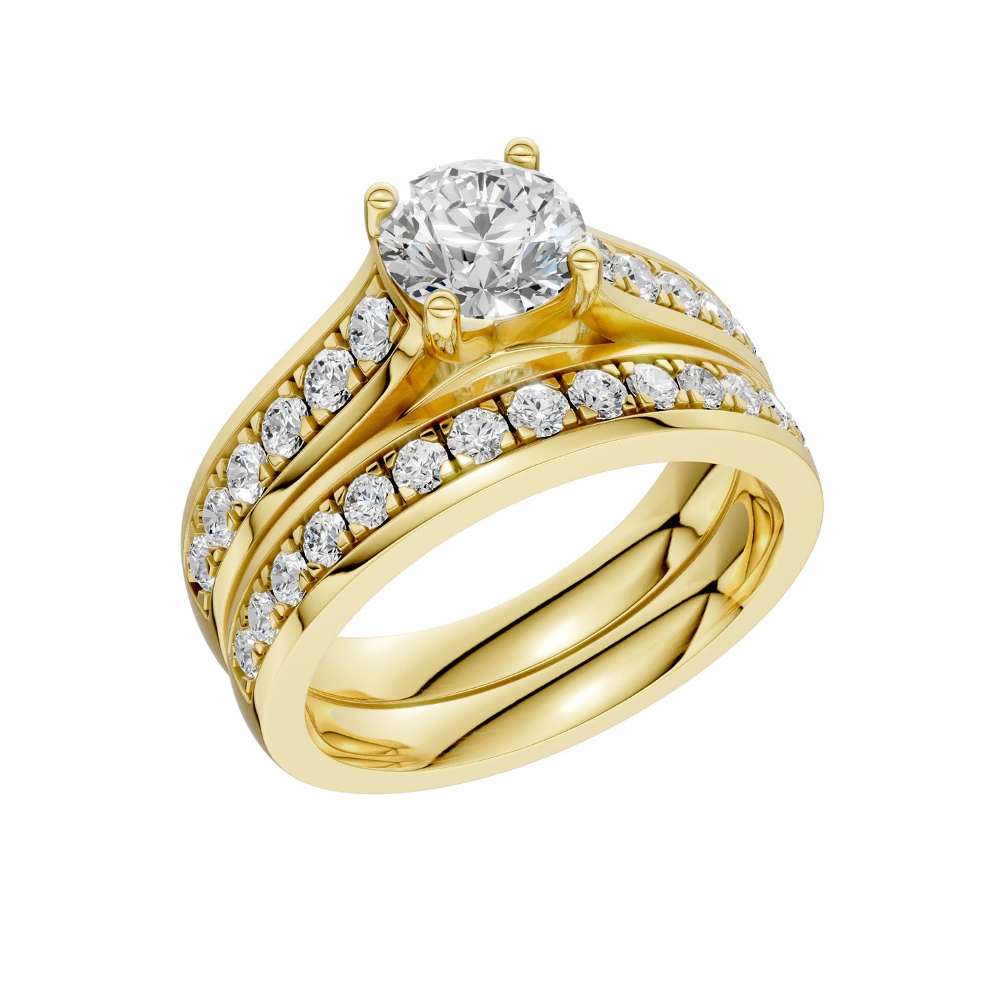 14K 1.75CT Lab Grown Diamond Bridal