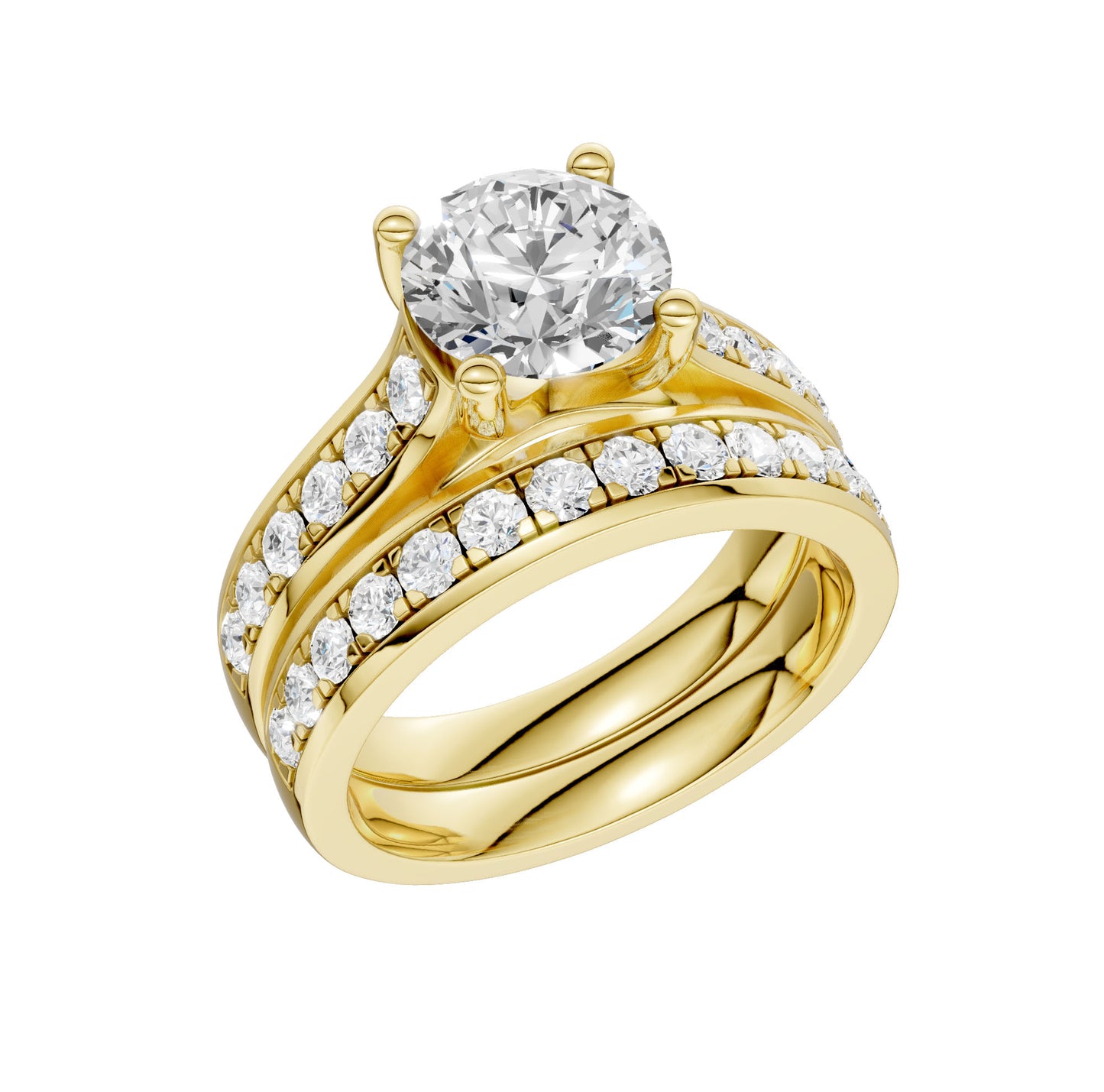 14K 3.00CT Lab Grown Diamond Bridal