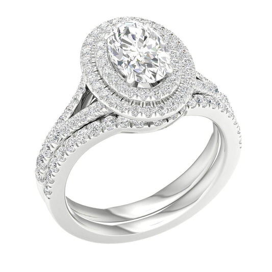 14K 2.25CT Lab Grown Diamond Bridal Ring