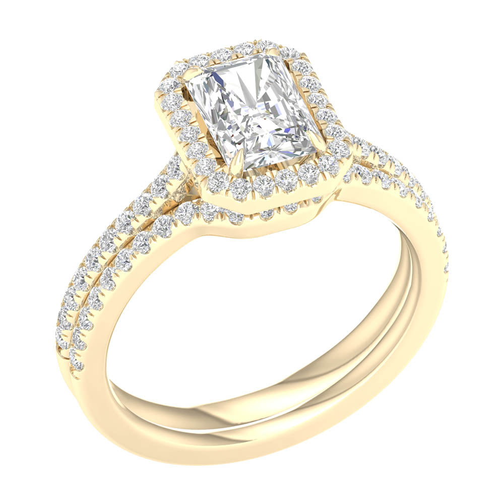 14K 1.65CT Lab Grown Bridal Ring