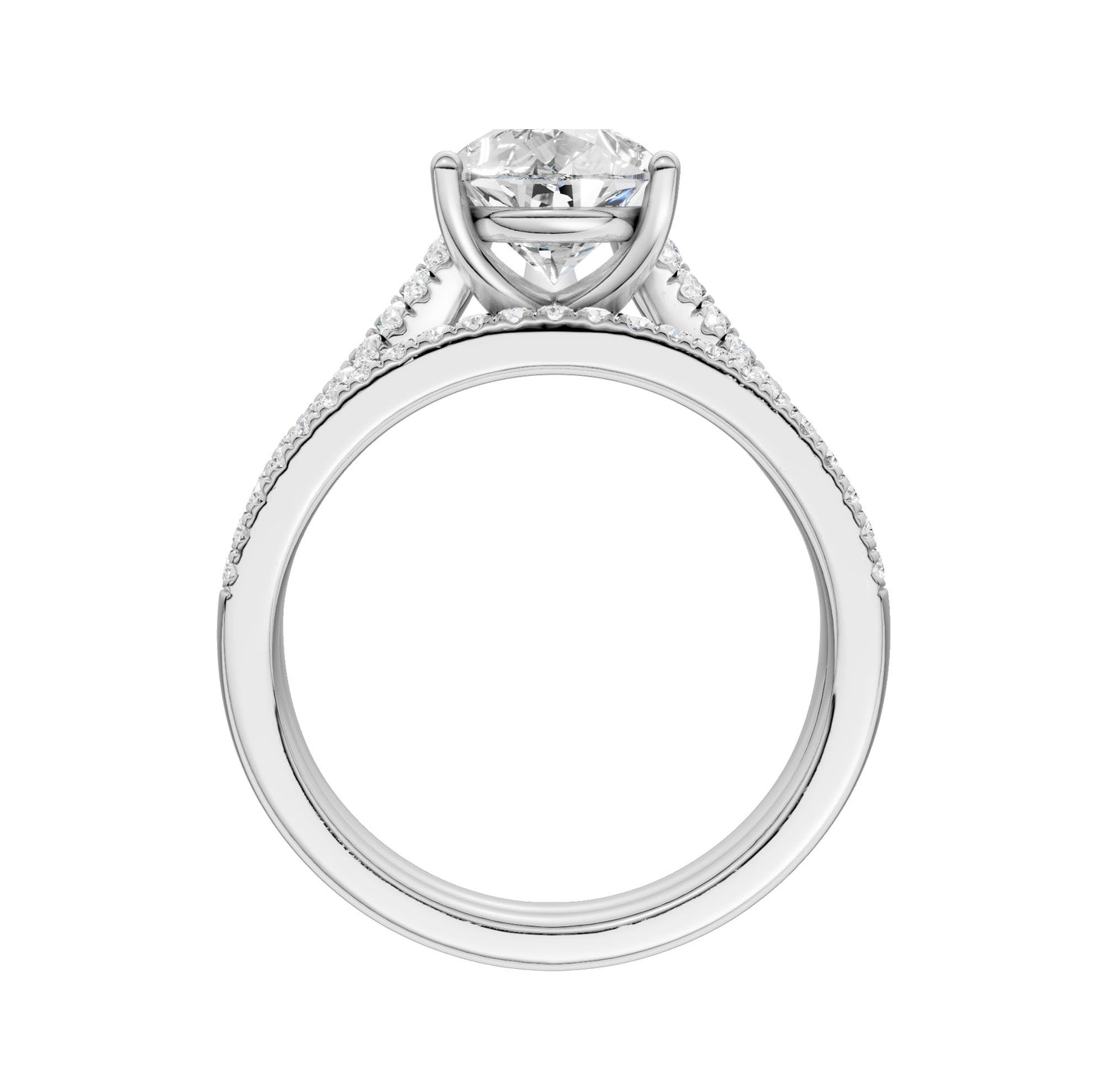 Certified Lab Grown 14K 2.40CT Diamond Bridal Set
