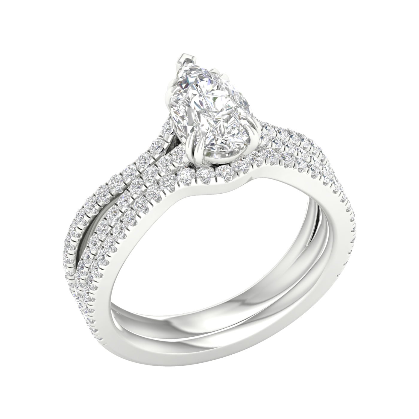 14K 1.50CT Lab Grown Diamond Bridal