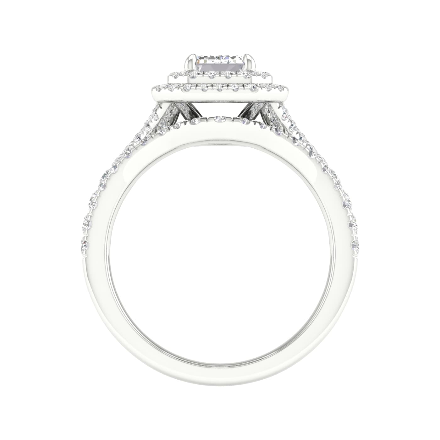 14K 1.75CT Certified Lab Grown Bridal Set