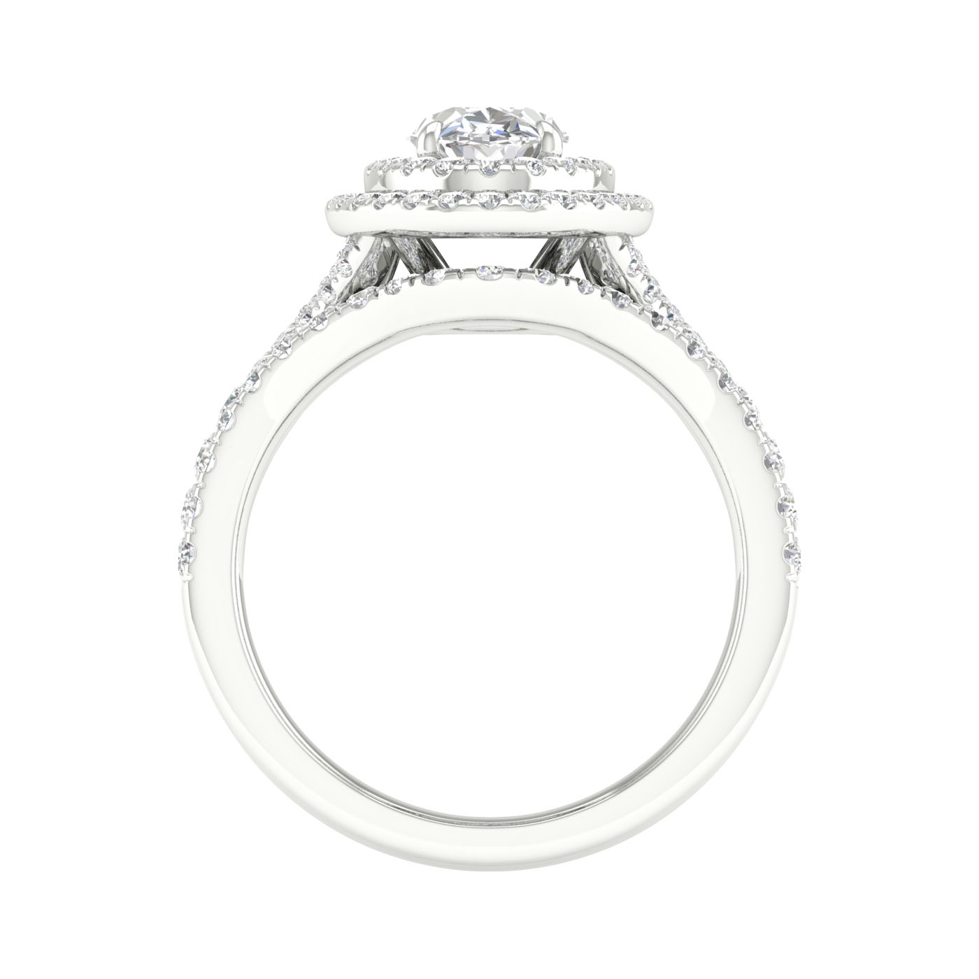 14K 1.75CT Lab Grown Diamond Bridal Set