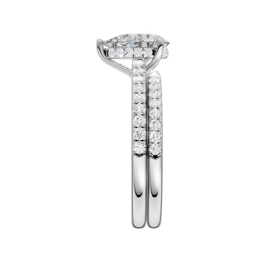 14K 1.50CT Lab Diamond Bridal Ring