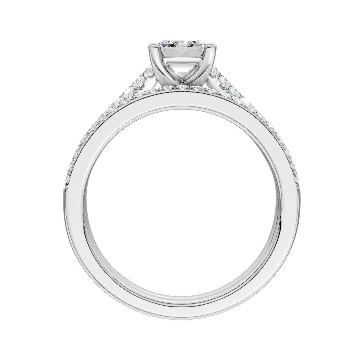Certified Lab Grown 14K 2.40CT Diamond Bridal Set