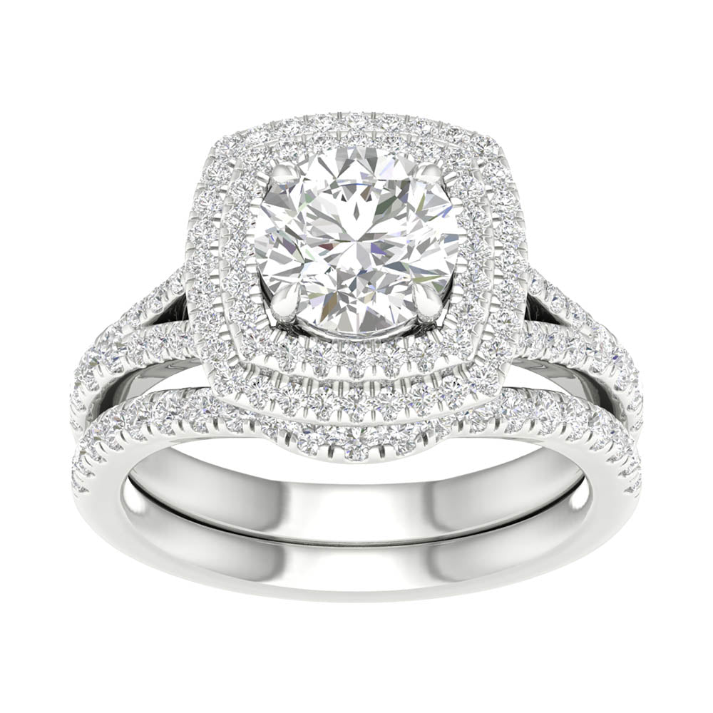 14K 2.25CT Lab Grown Diamond Bridal Ring