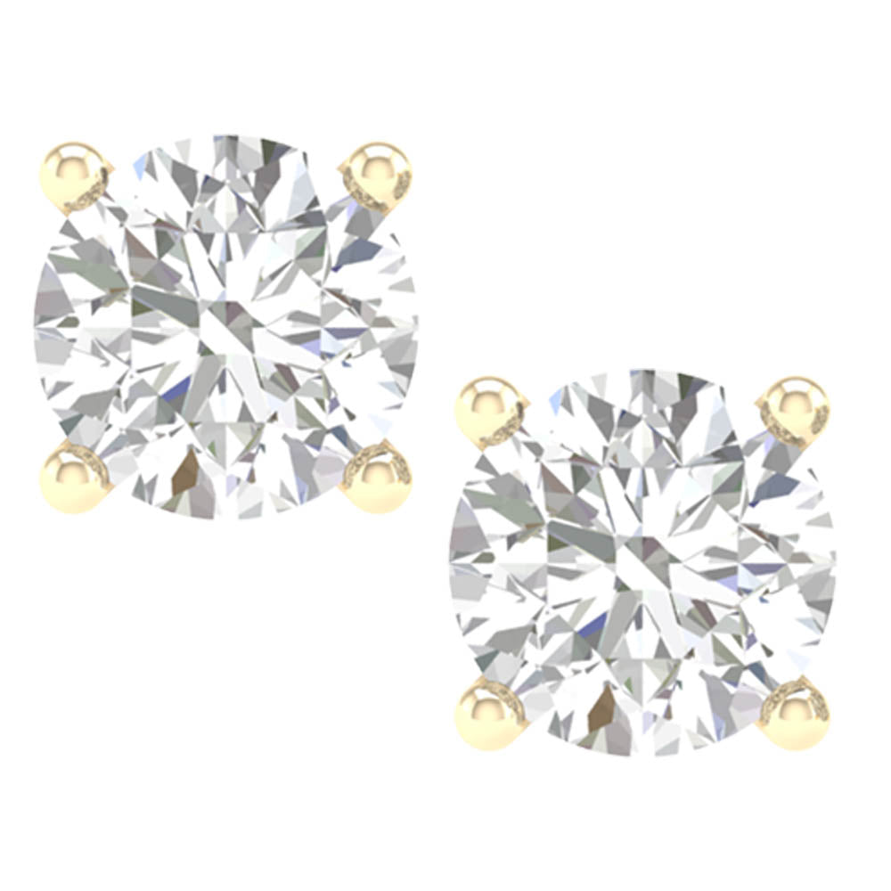 10K 2.00CT Certified Lab Grown Diamond Earring