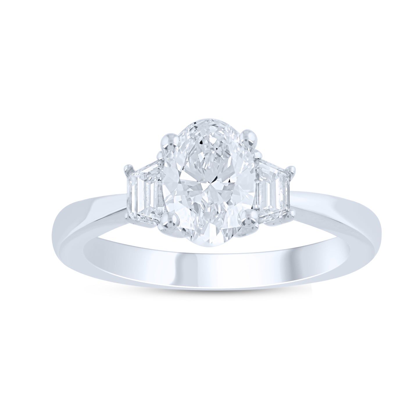 14K 1.43CT Certified Lab Grown Diamond Ring