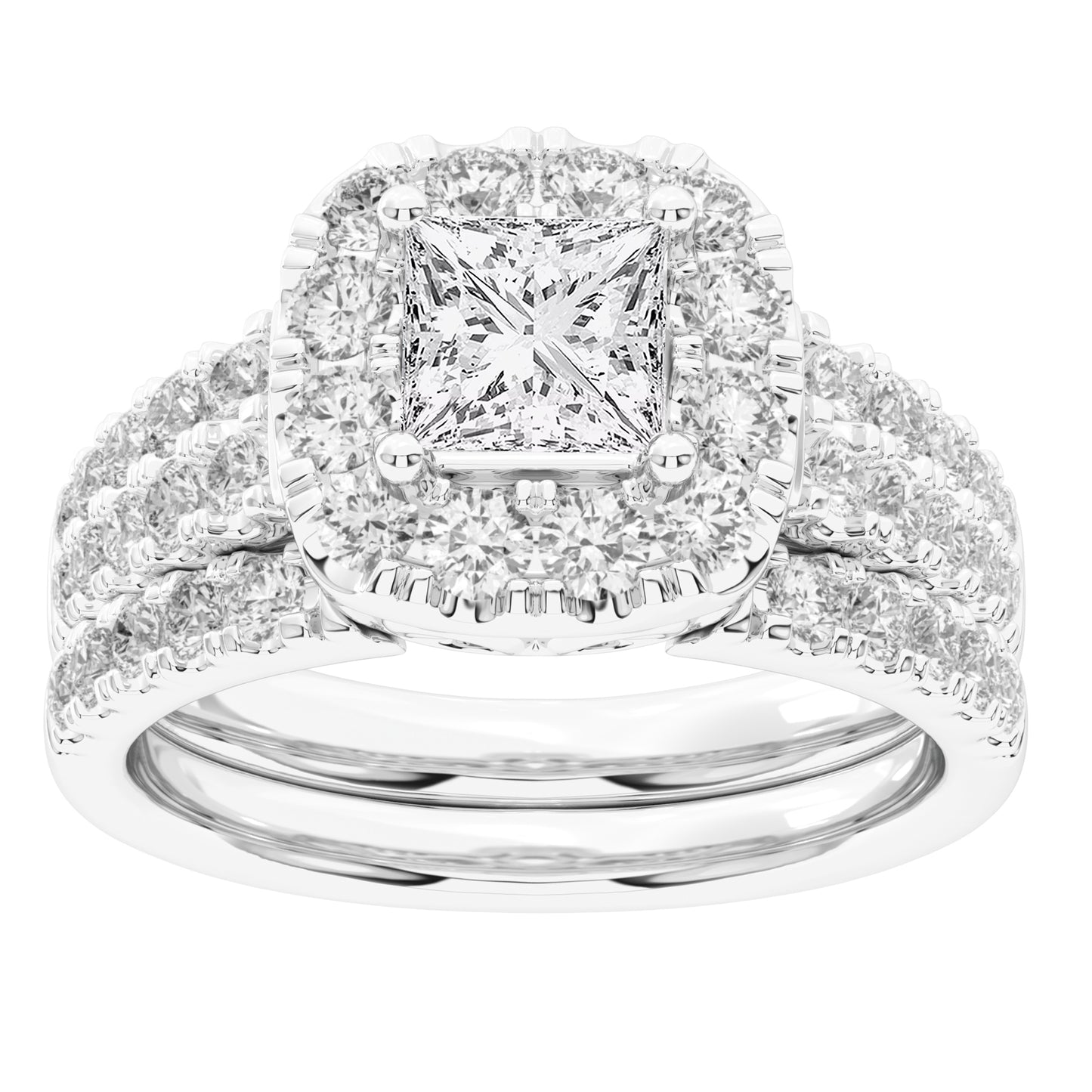 14K 2.00CT Certified Lab Grown Bridal Ring
