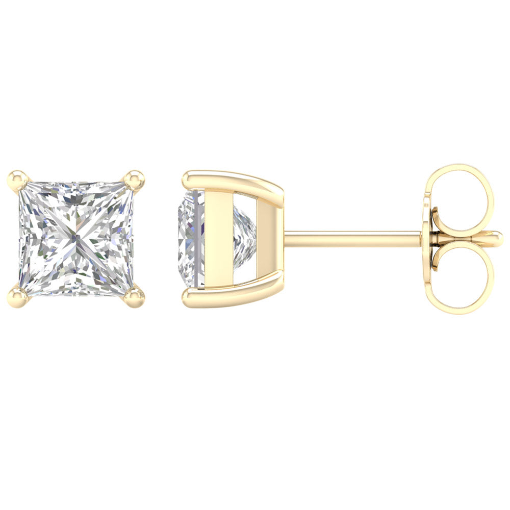 14K 3.00ct Lab Grown Studs