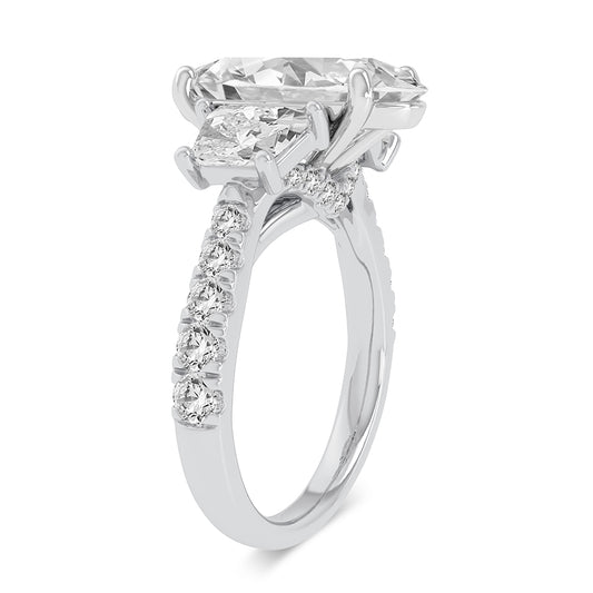 14K 4.33CT Certified Lab Grown Diamond Ring
