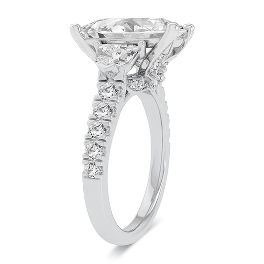 14K 4.90CT Certified Lab Grown Diamond Ring