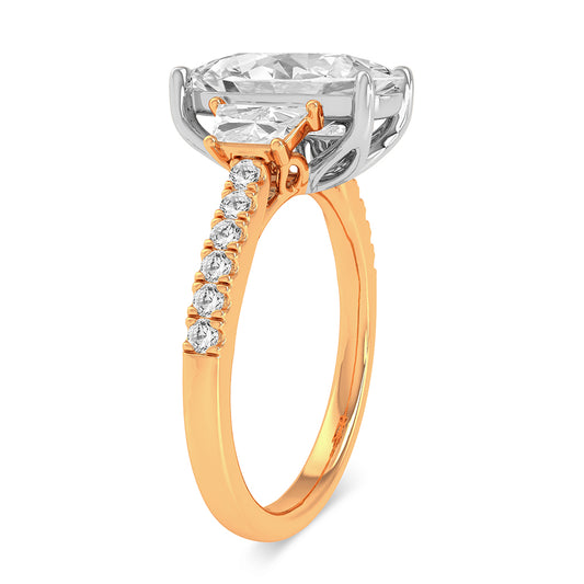14K 2.79CT Certified Lab Grown Diamond Ring