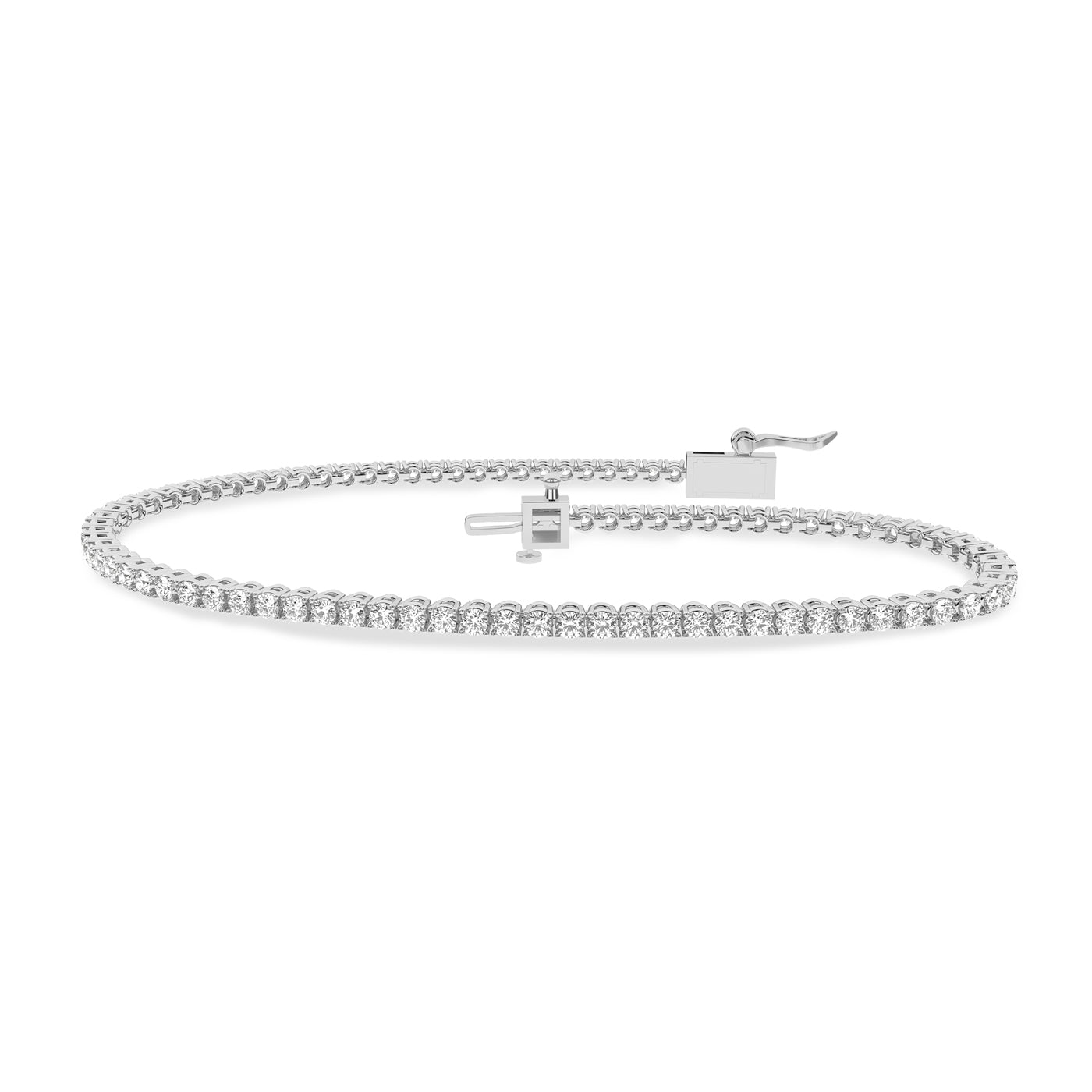 14k 2.00CT Lab Diamond Bracelet