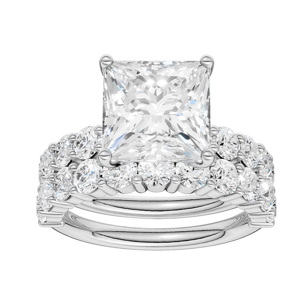 14K Certified Lab Grown Diamond Bridal Set – Amor Jewelers