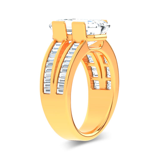 14K 5.46CT Diamond Engagement Ring