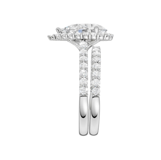 14K 3.00CT DIAMOND BRIDAL SET