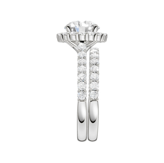 14K 3.00CT DIAMOND BRIDAL SET