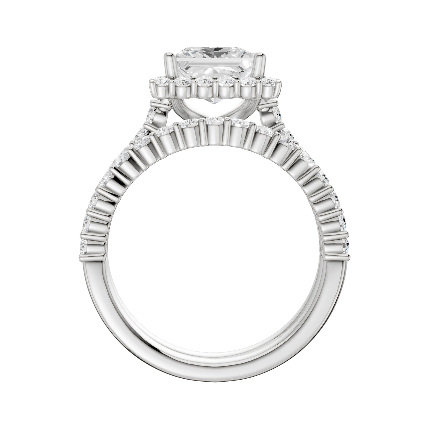 14K 3.00CT DIAMOND BRIDAL SET