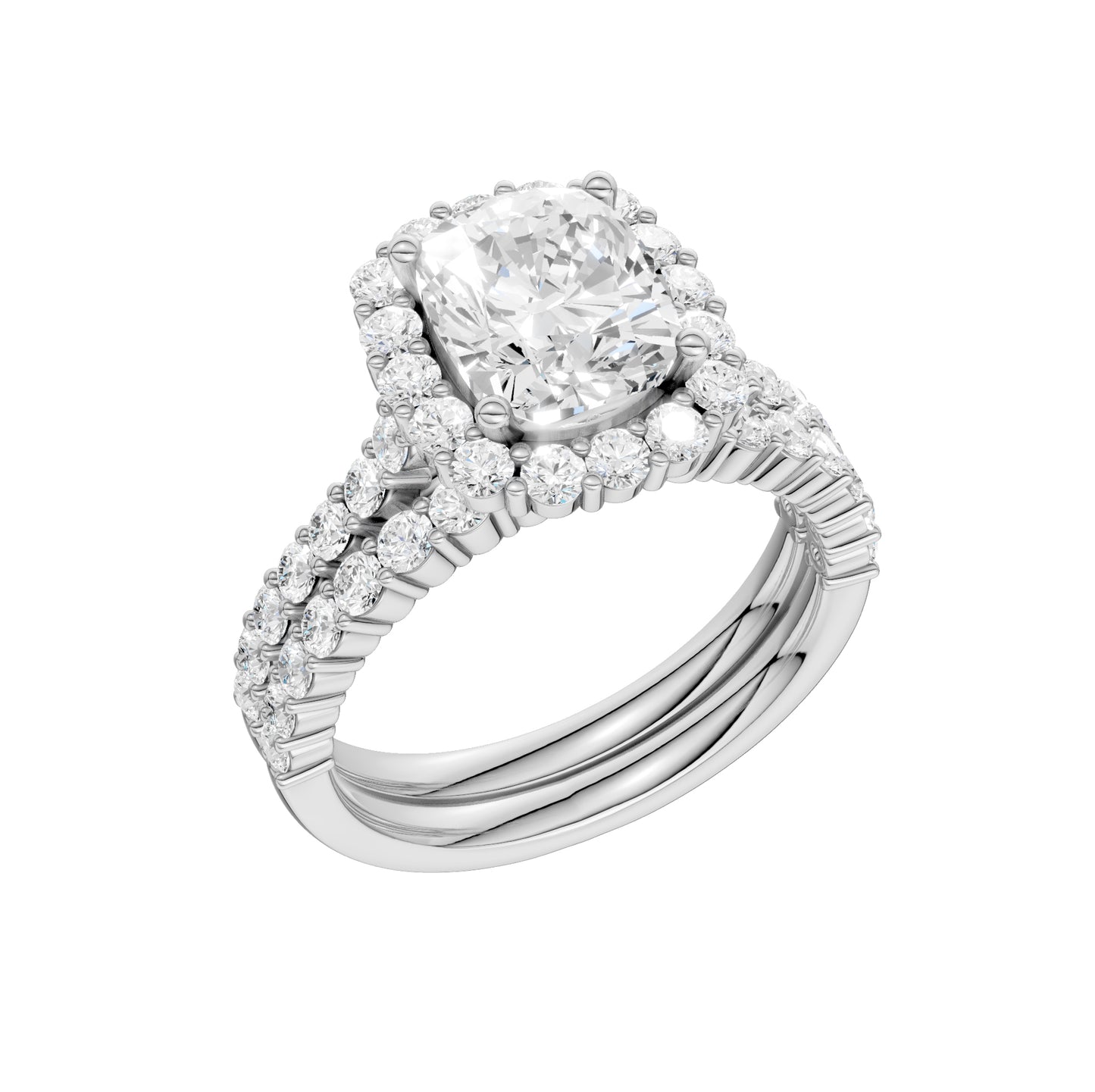 14K 3.00CT DIAMOND BRIDAL SET