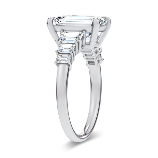 14K 4.06CT Diamond Engagement Ring